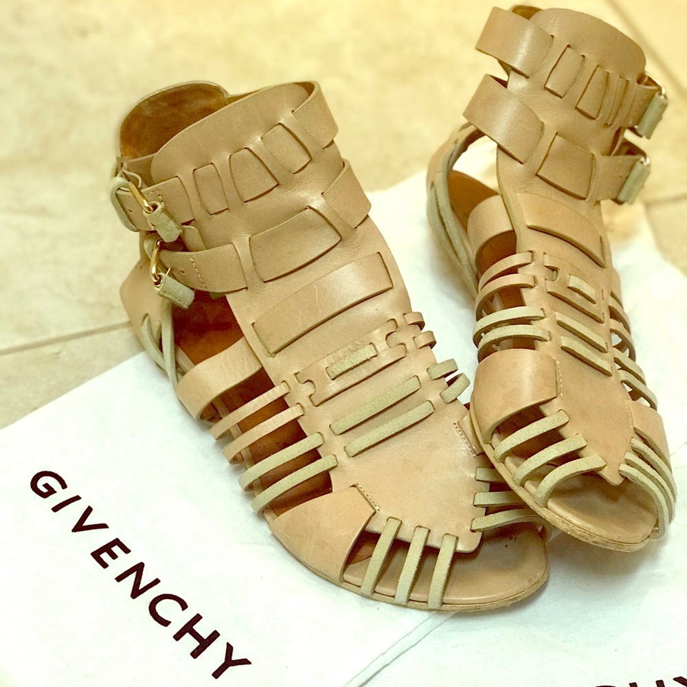 Givenchy Gladiator Sandals (color Sand)